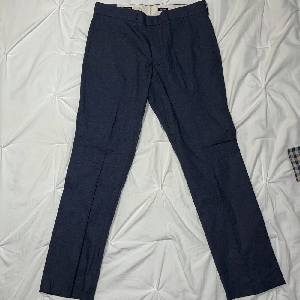 dress pant in heathered cotton